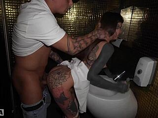 i craved his cum so bad i drained him in nightclub toilet