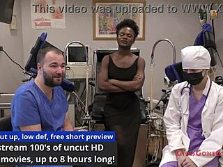 NURSE RINA AREM VIBRATOR PUSSY EXAM ORGASMS