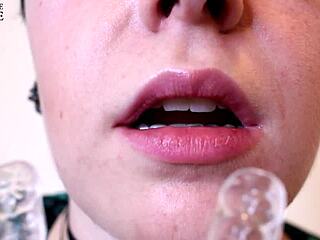 Dinner party where bitch gets blackmailed into femdom strapon fun