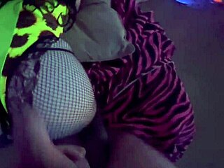Neighbor slut bends over for huge cock pounding