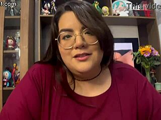 Bbw Milf Isabelle Myers Strokes and Fingers Stepson's Cock Tease