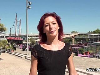 redhead milf lingerie fucked hard on vacation