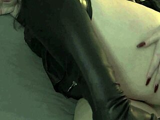 bbw milf masturbates in new shoes squirting on puffy pussy