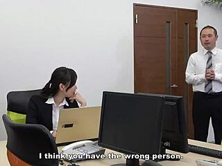 Office Ladies Strapon Ride to Crush Groper Attacks!
