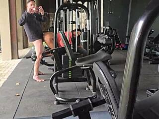 Fucked Hot Brunette Kel Macettare in Condo Gym Hard
