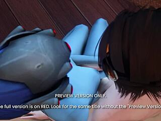naughty overwatch babes tease in 3d hentai preview