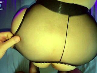 oiled fat asian student ripped clothes bent over for creampie doggystyle