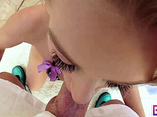 ZOEE MONROE'S TINY ASS GAPED BY HUGE DILDO!
