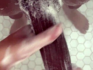 Step-daughter sneaks into shower with step-dad for hardcore interracial riding you won't believe!