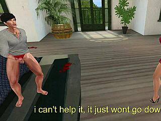 Stepson Sneaks Peek at Stepmom's Wet Panties!