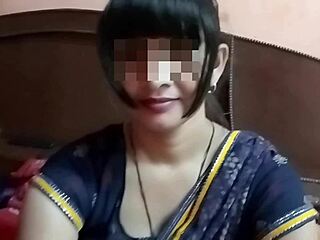 watch my long-haired desi wife ride hard in cowgirl with clear hindi moans