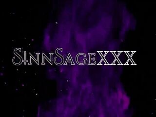 her twat throbs as sinn sage drills deep with dildo