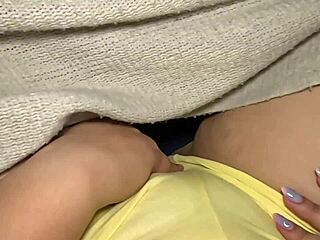 bbw latina milf fingers juicy pussy before work squirting