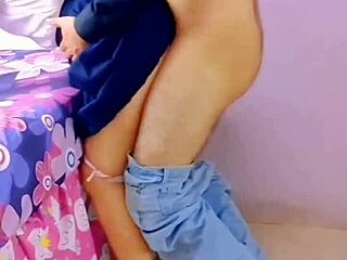 mexican schoolgirl gets broomstick anal then fucked hard homemade outdoor creampie