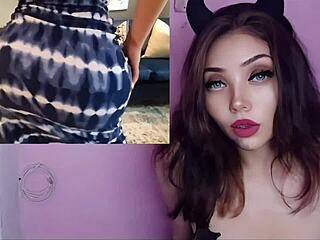 Horny Big Ass Latina Mommy Creampied in Tight Dress