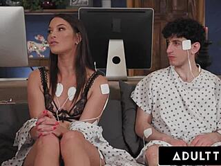 adult time's katrina colt gets every hole stuffed by doctors in wild gangbang experiment
