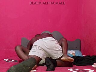 Skinny black bitch moans through bbc pounding, full vid inside!