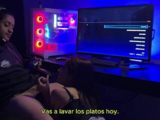 brazilian milf wife handjobs in spider-man game competition