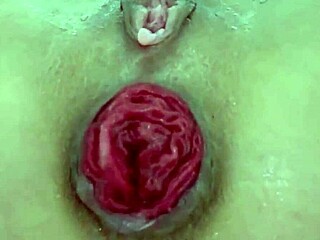 milf's juicy prolapsed asshole destroyed in extreme close-up