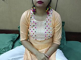 Indian Stepmom Rides Stepson's Cock Doggystyle in Hindi Heat