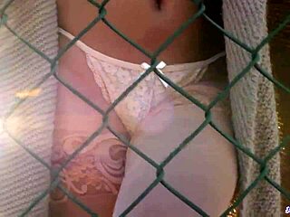 Big titted cougar milf devours cock with sloppy titty fuck outdoors!