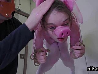 wanna see this nasty chick's ass hole wrecked in brutal asylum therapy?