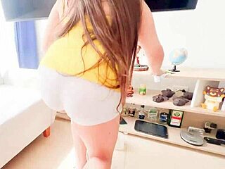😈 mexicana madrastra usa lets stepson grope big ass tits for cash homemade