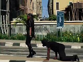 Domina Havi's Slave Craves Public Outdoor Humiliation Tease