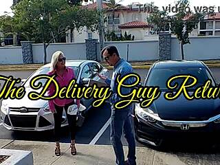 delivery driver bangs pierced nipple milf housewife from blowjob to ride