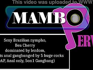sexy brazilian bea cherry pees, dominated, anal gangbanged by 5 monsters! 😈
