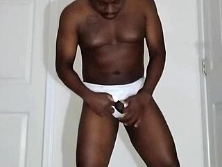 hey, first masturbation since august in white underwear feels so good