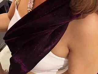 Riya Devours Big Cock in Saree Blowjob