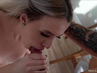 hey, fucked stepsis in kitchen doggystyle and came on her tits while parents slept next door!
