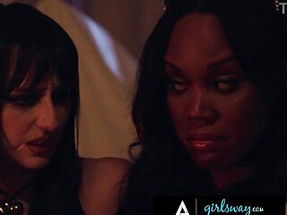 Goth lana small and august skye raw fingered to orgasm by milf penny barber