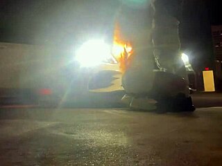 Beale Street Garage Ebony Creampie with Wet Pussy Doggystyle