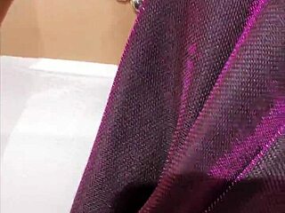 Riya Devours Big Cock in Saree Blowjob