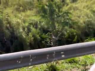highway hooker gives free bush fuck ride