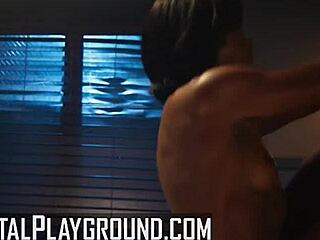 police babe nicole kitt pounded hard on interrogation desk