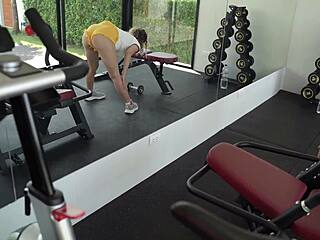 Petite Asian Teen's Sweaty Gym Session Leads To Hardcore Pussy Pounding