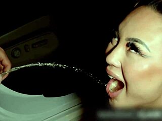 Kazumi Squirts During Public Rough Pissing Sex