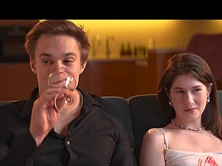 First Tinder date's cute muscular teen gives sloppy deepthroat blowjob and swallows cum 4K!