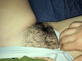 Vintage hijastra's hairy bush creampied in taboo first fuck