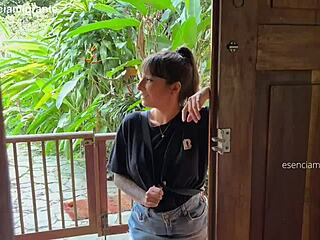 Babysitter Begs Daddy for Naughty Home Help