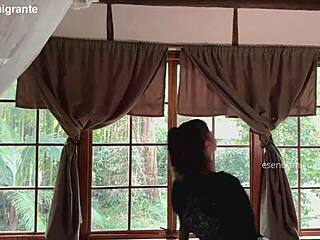 Babysitter Begs Daddy for Naughty Home Help