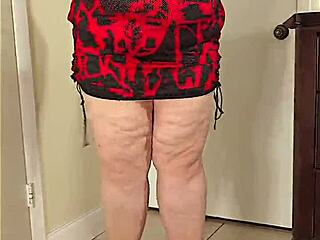 hot thick arab bbw in hijab high heels miniskirt twerks juicy big ass