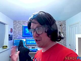 yorkshire nerds fill fuck doll's mouth with cum in tricked pov group first time