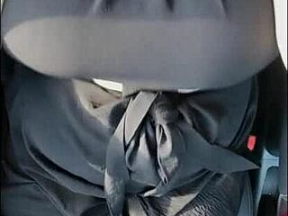 stepmom gets horny flashing tits in moving car... watch her expose?