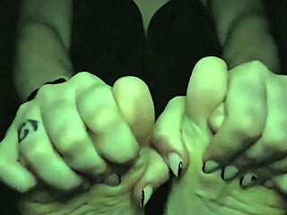 Post Workout Foot Fetish Fingering and Toe Sucking Tease