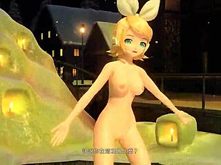 Kagamine Rin's Snowman Nude Mod Reveals Big Tits and Ass!