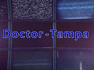 dr tampa gives channy crossfire's shaved pussy a full checkup 😈👩‍⚕️
